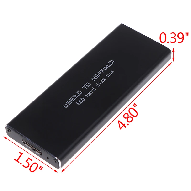 USB-C M.2 NGFF корпус жесткого диска B Ключ SATA считыватель SSD к USB 3,0 адаптер
