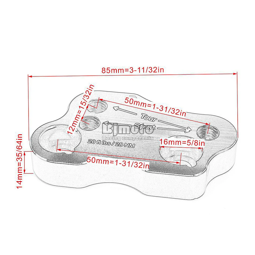 Handlebar Risers gl800 (8)