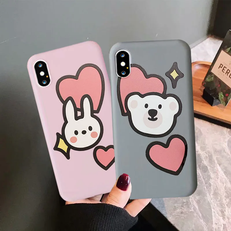 Милые чехлы для телефонов с изображением медведя из мультфильма Iphone 11 Pro Xs Max Xr X