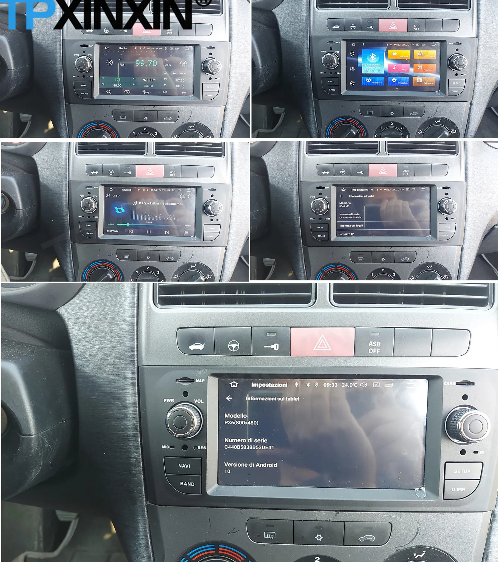 

Car Radio 2 Din Stereo Receiver Android 12 For FIAT Punto Linea 2005 2006 2007 2008 2009 Navi Multimedia Player Record Head Unit