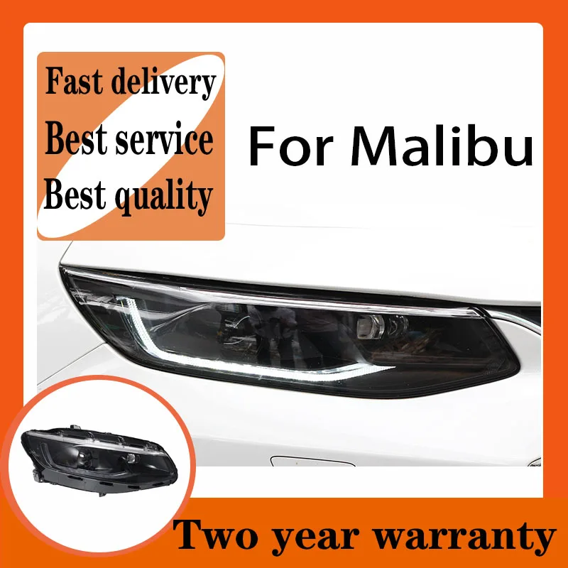 

Car Styling for chevrolet Malibu XL Headlight 2016-2018 DRL Bi Xenon Lens HI LOW Parking HID Fog Lamp LED