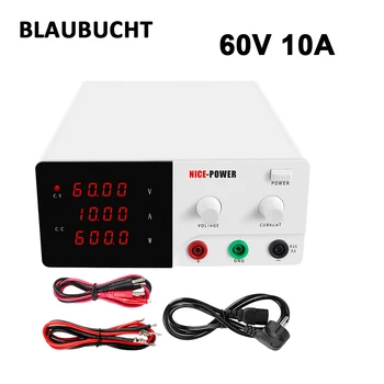 

Lab DC Power Supply Adjustable 60V 10A 30V 20A Switching Bench Source Digital Voltage 4-digit Switch 0.001A 0.01V 0.001W