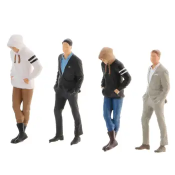 

1/64 Model Classic Man Figure Toys Layout Diorama Scenery Table Decoration