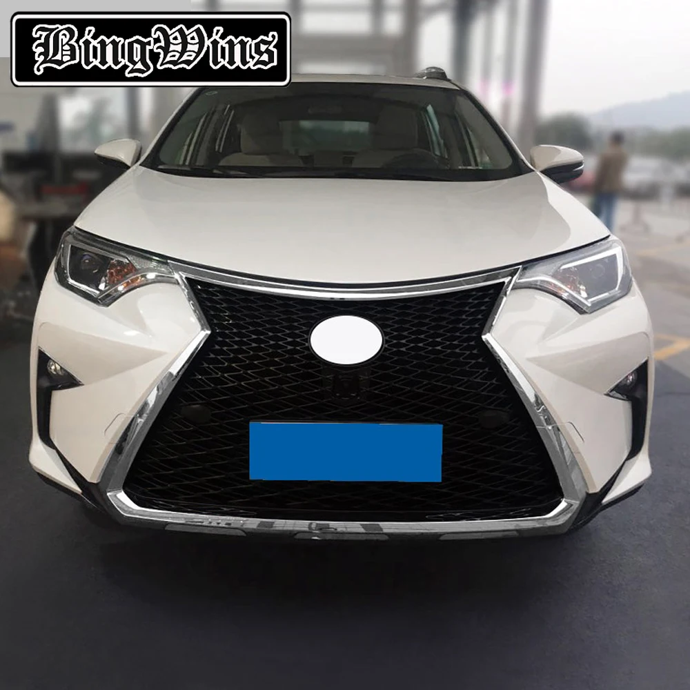 Автомобильный Стайлинг для Toyota RAV4 RAV-4- Lexus стиль спереди/после двигателя машина решетка гриль сети капот палка крышка отделка