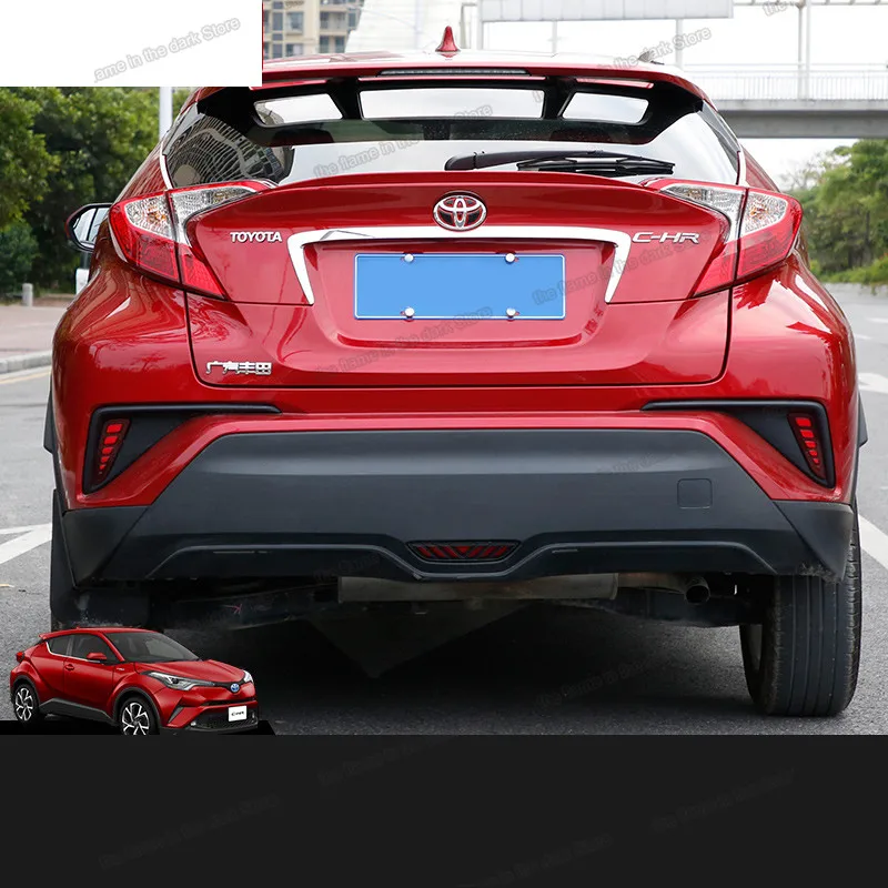 Lsrtw2017 углеродное волокно abs автомобильные задние Багажники для toyota CHR 2017 2018 2019 2020