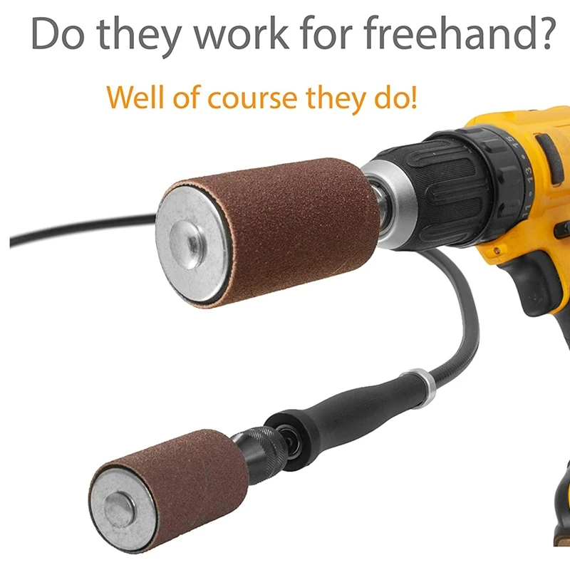 Tools Drum Sander Kit Sanding Belt Sandpaper with Spindle Case for