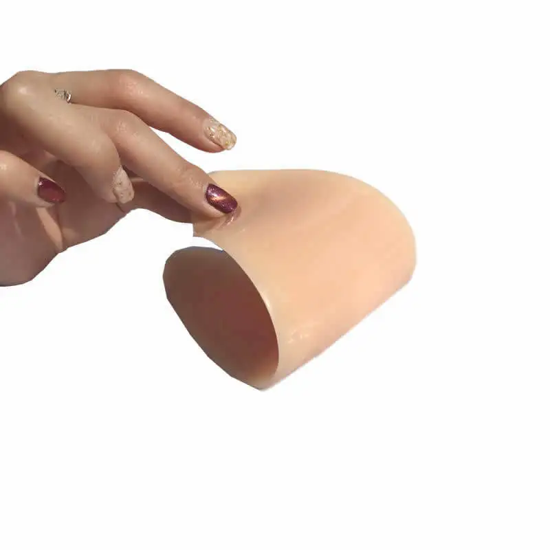 Leggings de Silicone Almofadas de Gel Autoadesivas para Perna em Forma de o ou Almofadas de Bezerro Corretores de Perna Cuidado Perna Fina Esponja Auto-adesivo dx 12 Cheap Acessórios íntimos