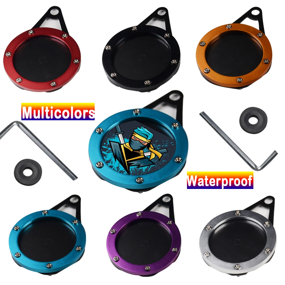 Motorcycle Tax Disc Motorbike Universal Round Cylindrical Holder Frame with Screwdriver Waterproof Fine | Автомобили и мотоциклы