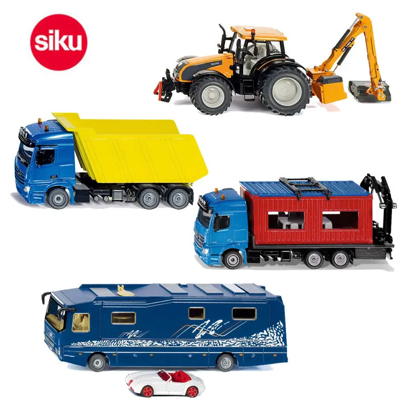 Germany Siku Alloy Car Model CHILDREN'S Toy Sports Car Toy Car Truck Airplane Engineering Vehicle