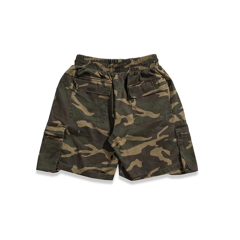 paperbag shorts 2021 Cadets Camouflage Shorts Bf Style Shorts Women's Retro Chic Multi Pocket Camouflage Cargo Shorts korean dress