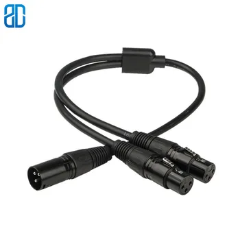 

XLR TO 2XLR Canon XLR TO XLR 3Pin Male to Female Microphone Extension Cable Cord Amplifier Guitar Audio Extension Cable Cord