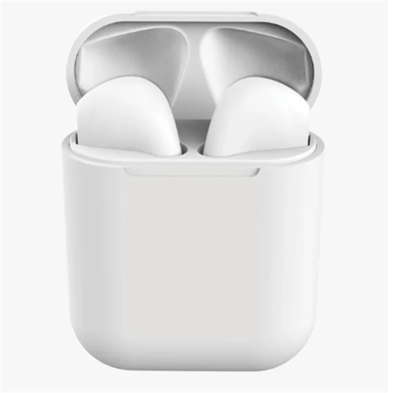 tws в наушниках Bluetooth 5,0 беспроводной в ухо сенсорный всплывающий спортивный динамик головной для дропшиппинг - Цвет: Белый