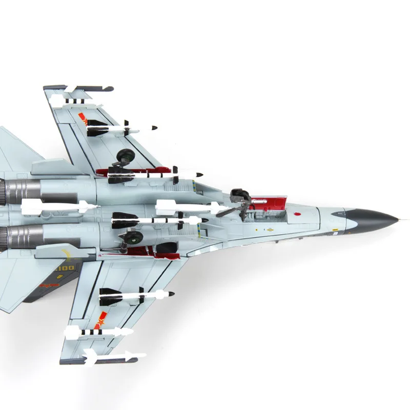 Металл 1: 72 J-11 модель самолета Модель Su-27 модель самолета украшение-Самолетик авиационная военная модель