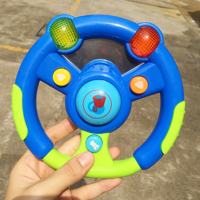 Baby Children Music Realistic Electric Steering Wheel with LED Educational Kids Toy 3