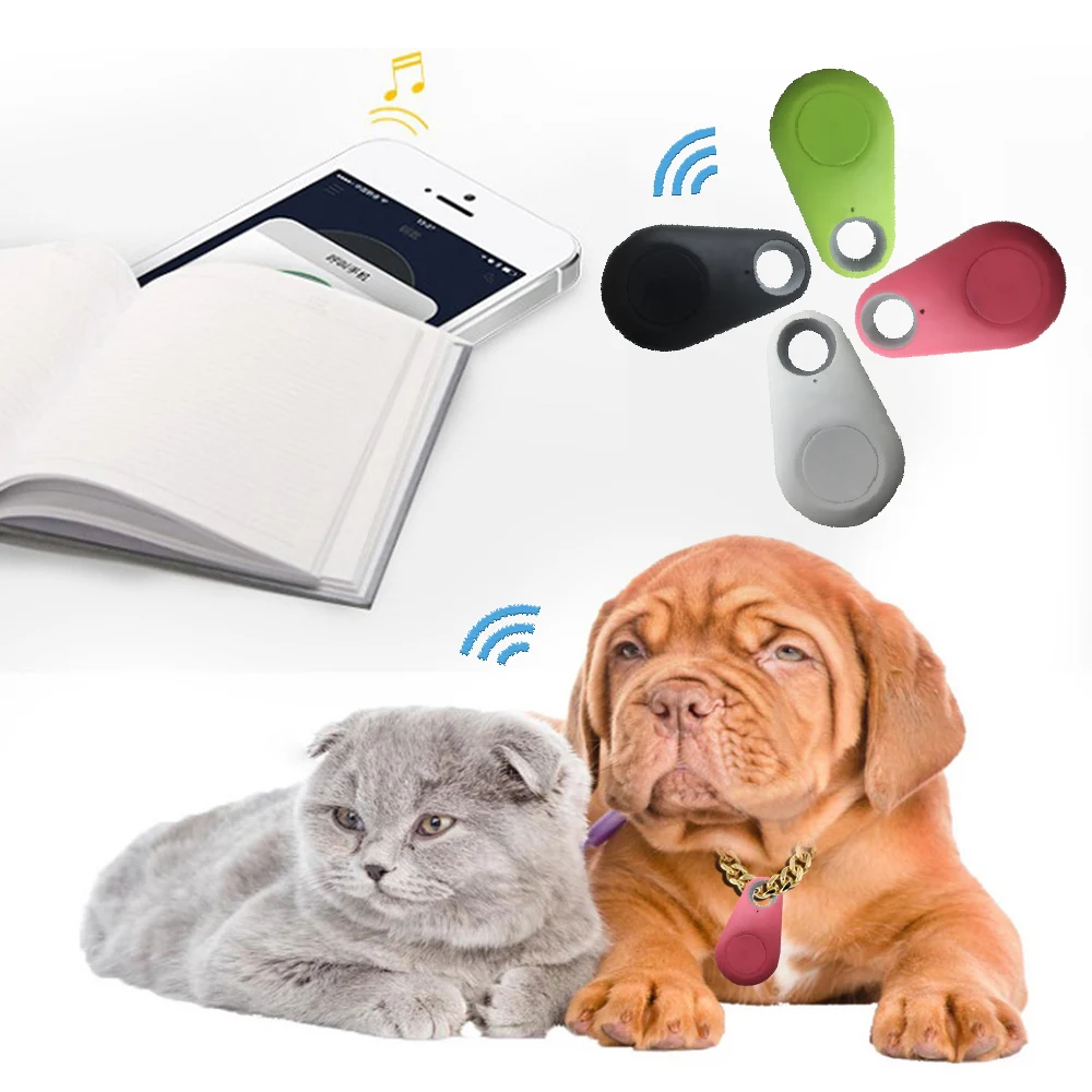  Haustiere Smart Mini GPS Tracker Anti-Verloren Wasserdichte Bluetooth Tracer Für Pet Hund Katze Sch