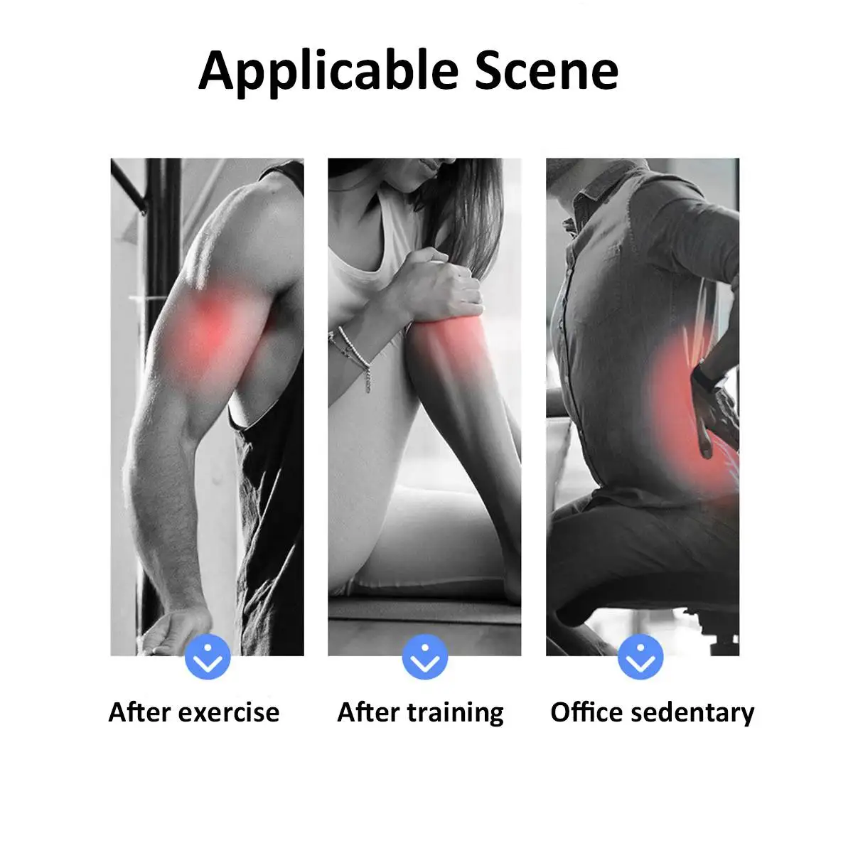  Professional 3200r/min Therapy Massage Guns 4 Gears Muscle Massager Pain Sport Massage Machine Rela