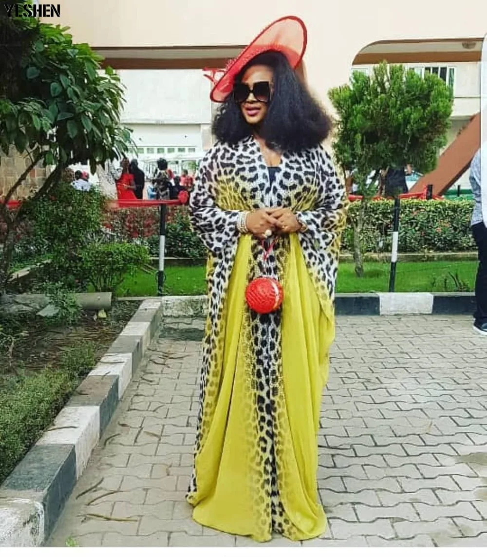 2 Piece Set Print African Dresses for Women Clothing Plus Size Dashiki Autumn Clothes African Dress Muslim Abaya Robe Africaine 01