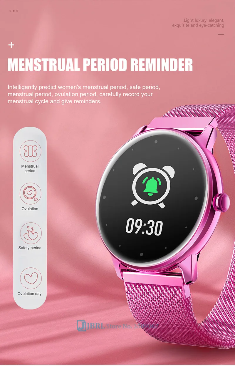Inteligente para Android Rastreador de Fitness Topo Novo Relógio Inteligente Mulher Smartver Eletrônica Ios Toque Completo Bluetooth Smart-ver 15 High Quality Eletrônicos