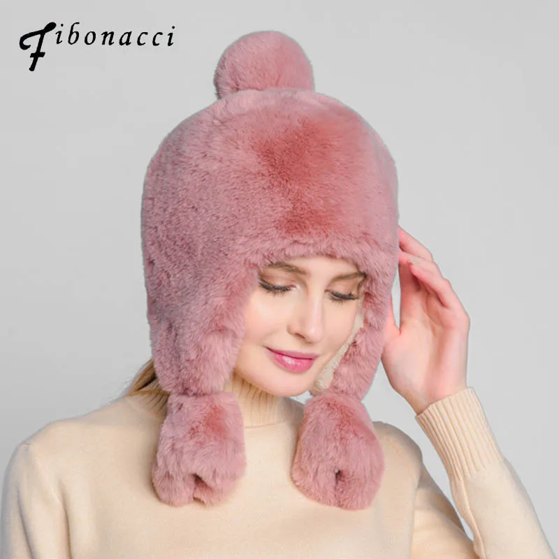 Winter Hats For Women Bomber Hat Plush 