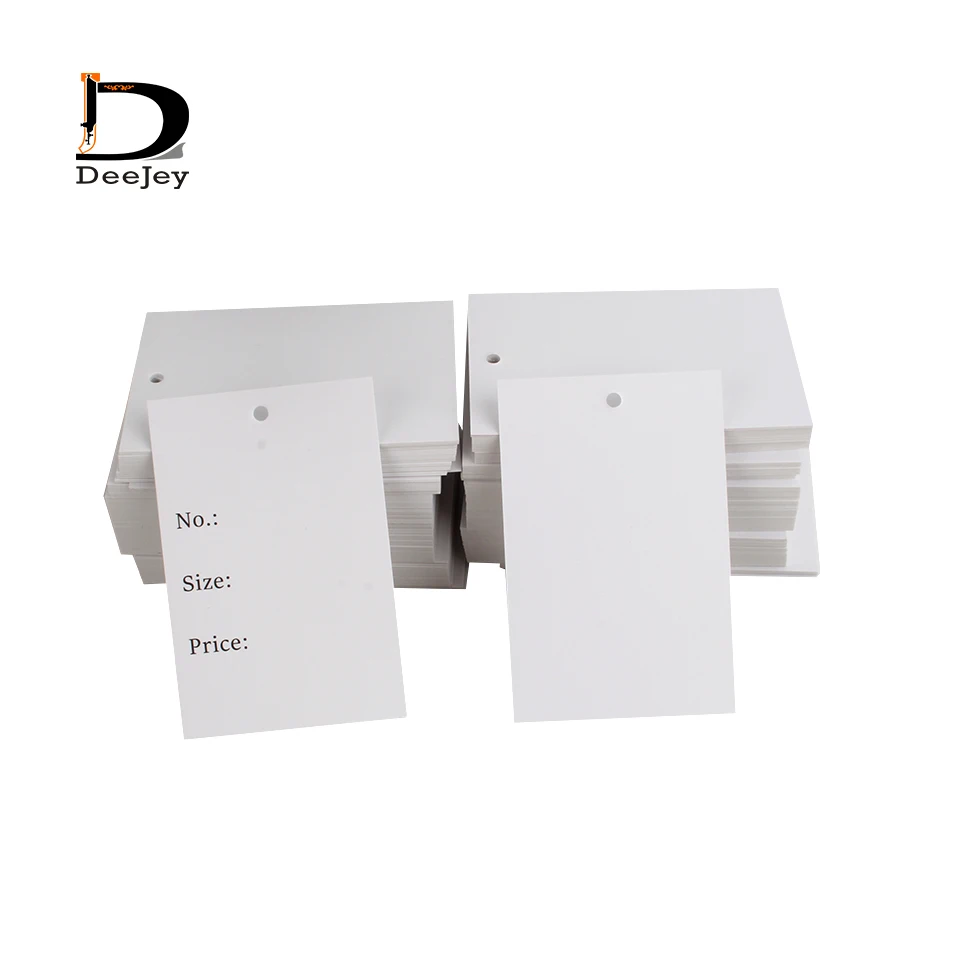 4.5x8cm inventory universal application clothing price tag 300gsm paperboard garment swing hanging tag hand tags 200pcs/lot