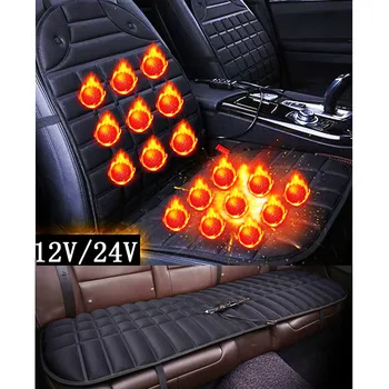 

12v/24v Single/double/rear Electric Heated Car Seat Cushions For Winter Keep Warm Heating Covers Quality Guarantee E4 X35
