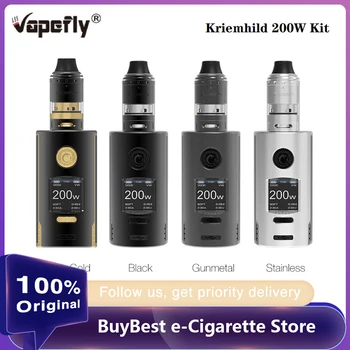 

Original Vapefly Kriemhild 200W Vape Kit with 5ml Kriemhild Subohm Tank Atomizer & 0.2ohm Single / 0.15ohm Triple Mesh Coil
