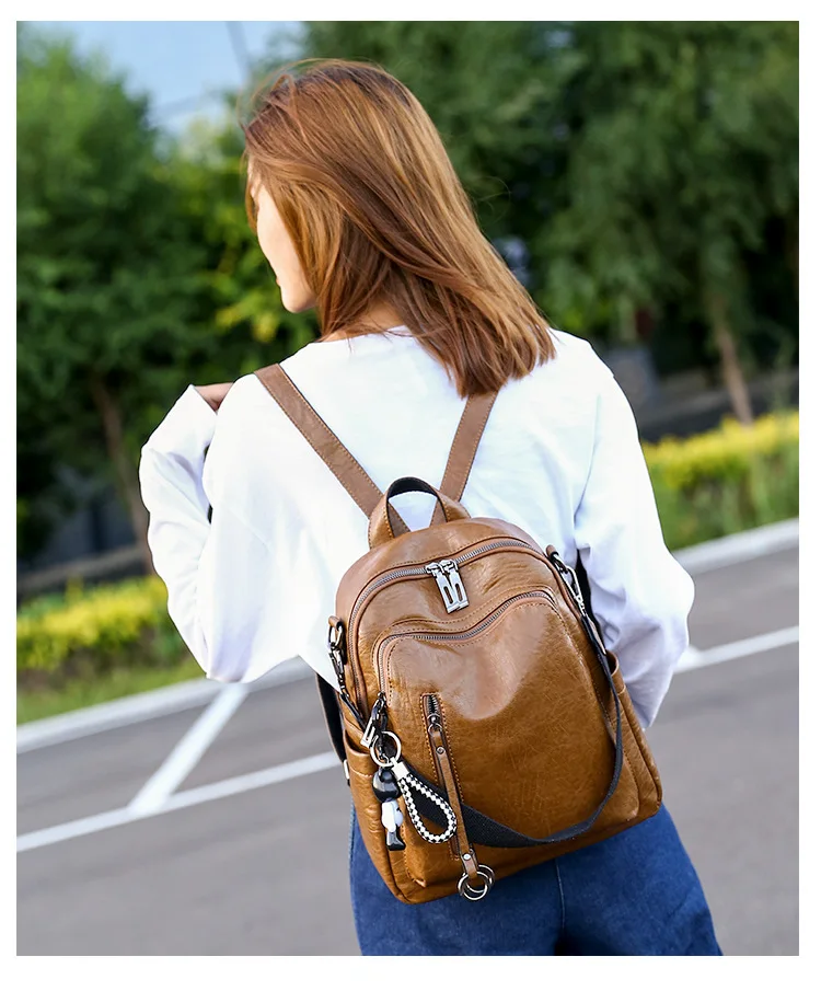 BackpackStreet модная двойная сумка на плечо женский рюкзак для отдыха Студенческая сумка на одно плечо сумка для переноски