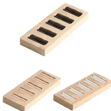 

Square Jewelry Tray Earring Display Stand Display Wholesale Bamboo and Wood Jewelry Display Board Ring Display Stand