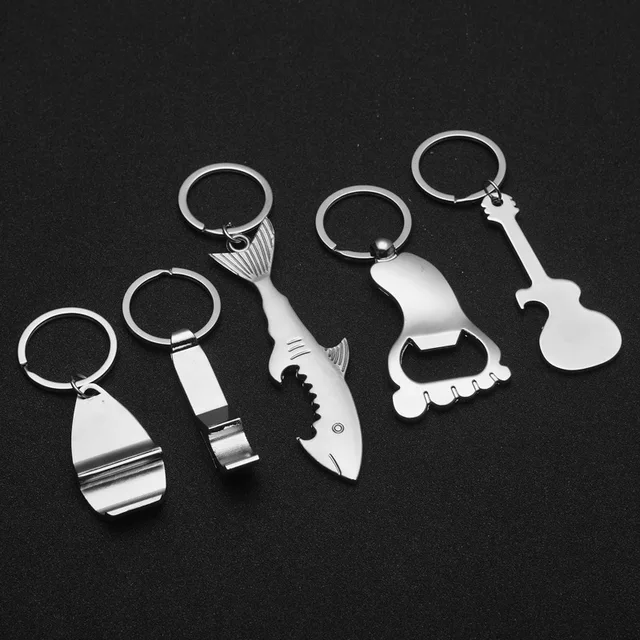 Metal Beer Keychain Bottle Openers 1