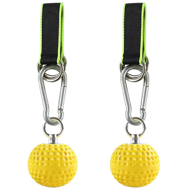 

Climbing Pull Up Power Ball Hold Grips with Straps, Non-Slip Hand Grips Strength Trainer Exerciser for Pull-Up, Fitness