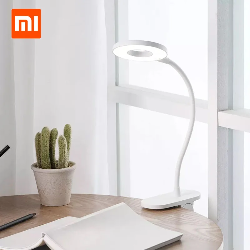 Cena Yeelight LED biurko klips lampy lampka nocna z USB akumulator 360 stopni regulowany ściemniania czytania lampa do sypialni