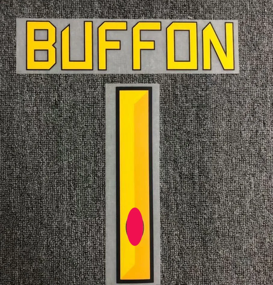 2010 2011 Ретро #10 DEL Piero #21 Pirlo #1 Buffon Nameset Печатный Железный значок|Заплатки| |