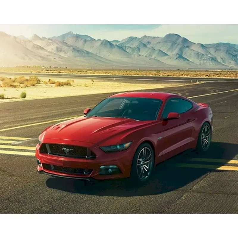 2739红色野马跑车