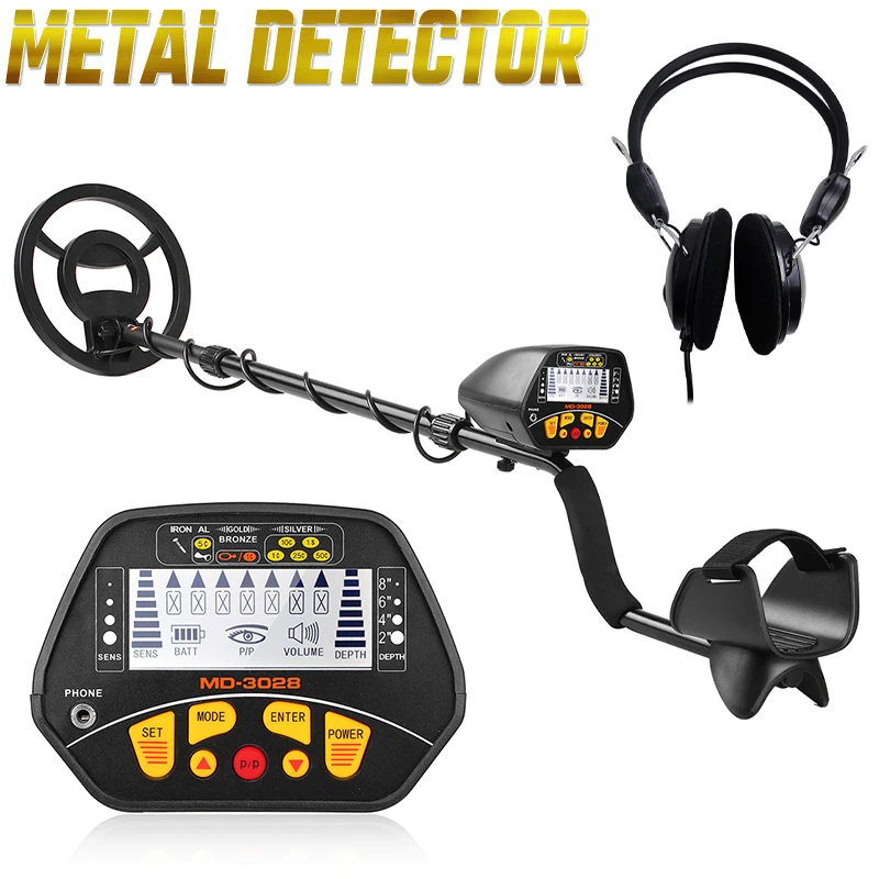 LCD Underground Metal Detector Hunter Gold Digger Treasure Finder Seeker Waterproof Ground Plate | Инструменты