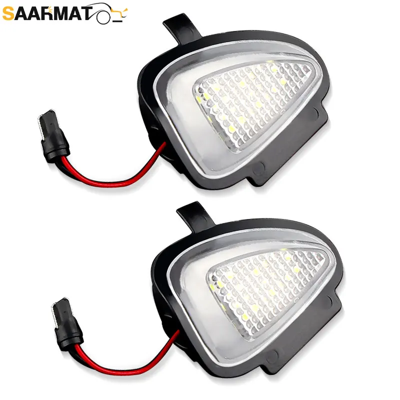 2x Error Free White Led Under Side Mirror Puddle Light For Vw Golf 6