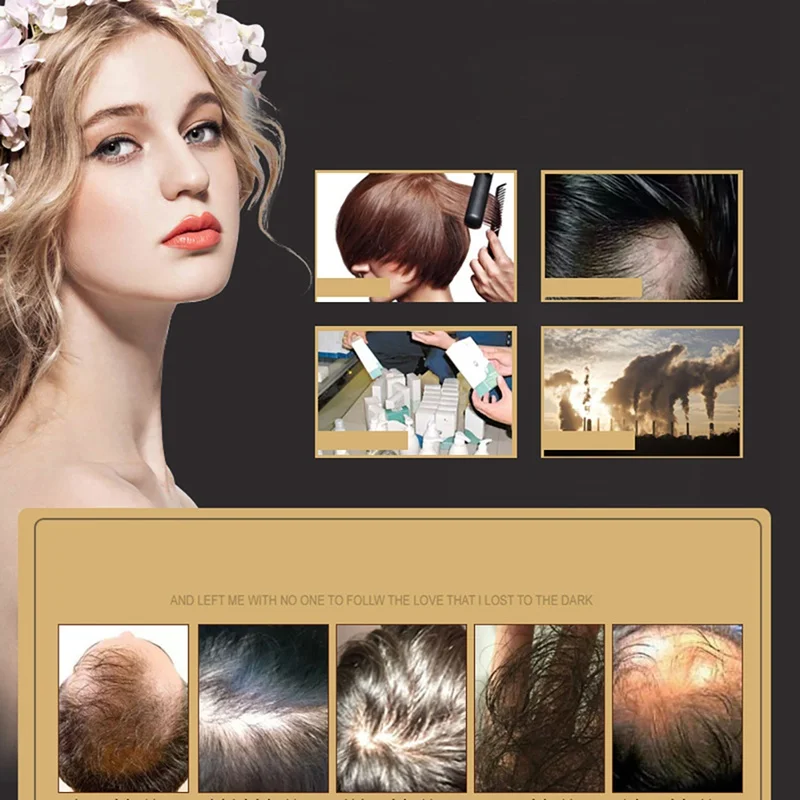 Горец многоцветковый экстракт питает волосяные фолликулы волосы восстанавливает сыворотку жидкость для роста волос