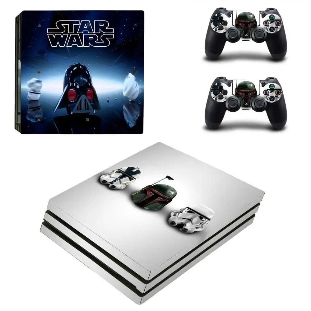 PS4 Pro sticker s Star Wars PS 4 Play station 4 Pro виниловые наклейки для playstation 4 Pro консоли и контроллера