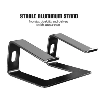 

new Aluminum Laptop Stand for Desk Sleek and Sturdy Laptop Riser Works with all notebook between 10” to 17.3”