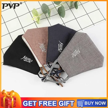 

PVP 1/4Pcs Fashion Man PM2.5 Face Mouth Mask Anti Dust Mask Filter Windproof Mouth-muffle Face Masks Care Reusable anime mask