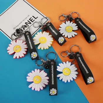 

G-Dragon GD PEACEMINUSONE Daisy Flower Keychain Accessories
