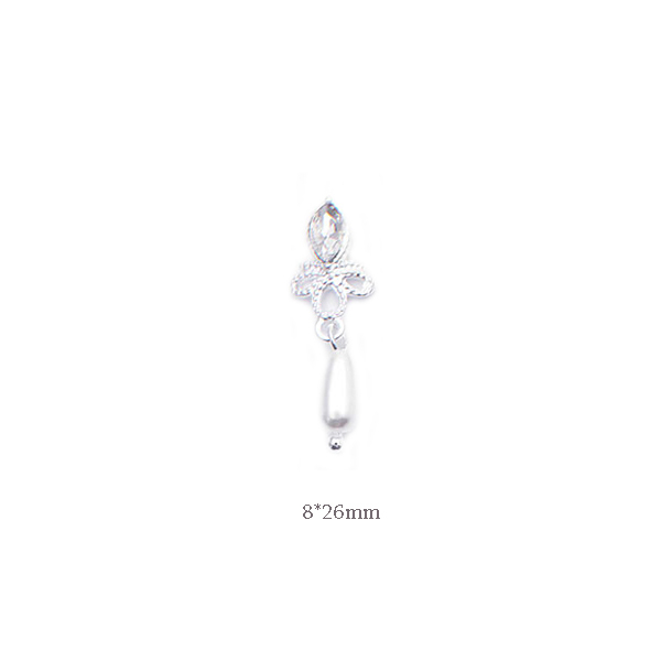 New Design Nail Art Pendants Charms Tassels AB Butterfly Magic Crown Diamonds Luxury Christ Angel Nail Dangle Ornaments 3D