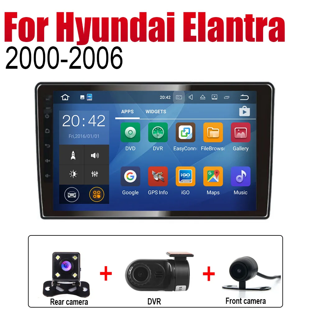 Extra Items ZaiXi Android 2 Din Авто радио для hyundai Elantra 2000~ 2006 автомобильный мультимедийный плеер gps навигационная система Радио стерео - Цвет: Extra Items