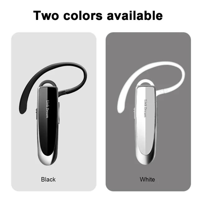 Link Dream Auricular Bluetooth inalámbrico CVC8.0 para teléfono celular,  micrófono dual, cancelación de ruido, manos libres, auricular para teléfono