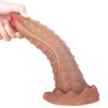 Realistic Dildo with Suction Cup Vaginal G-Spot Massage Anal Plug Sex Toy Huge Tongue Dildos Dragon Dildo Female Sex Toys 3