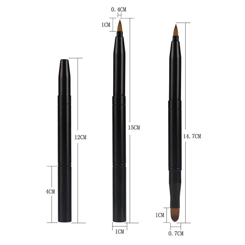 

Telescopic Lip Brush Double-headed Retractable Lipstick Makeup For Lips Brush Brush Makeup Applicator Lip Brush Portable To D3O9