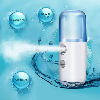 

Mini USB Nano Facial Sprayer Nebulizer Face Humidifier Hydrating Anti-aging Wrinkle Women Skin Care Tool Portable Facial Steamer