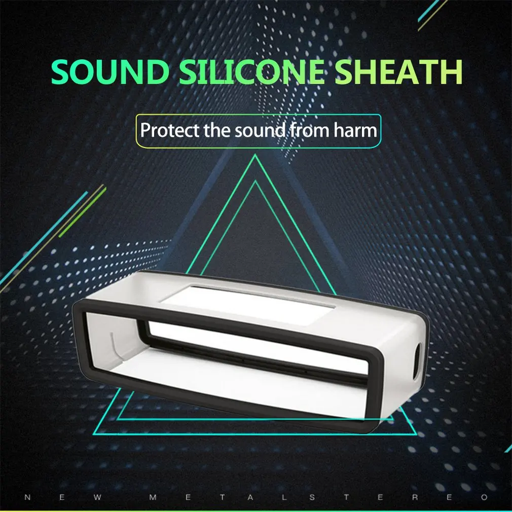 

Portable Silicone Case For Bose SoundLink Mini 1 2 Sound Link I II Bluetooth Speaker Protector Cover Skin Box Speakers Pouch Bag