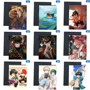 

A4 Anime My Hero Academia Watercolor Paper Sketch Book Portable Sketchbook Graffiti Sketch Hand Painting Notebook