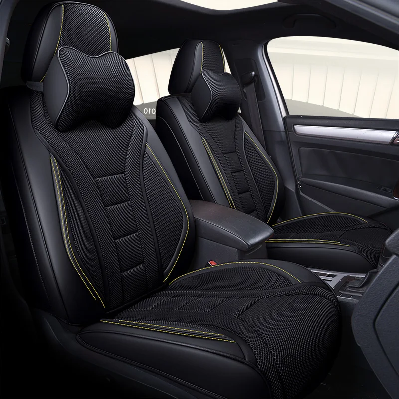  Car Seat Cover Set Covers for Automobile Seat Auto Accessories for Skoda Octavia 1 2 3 A5 A7 Tour R