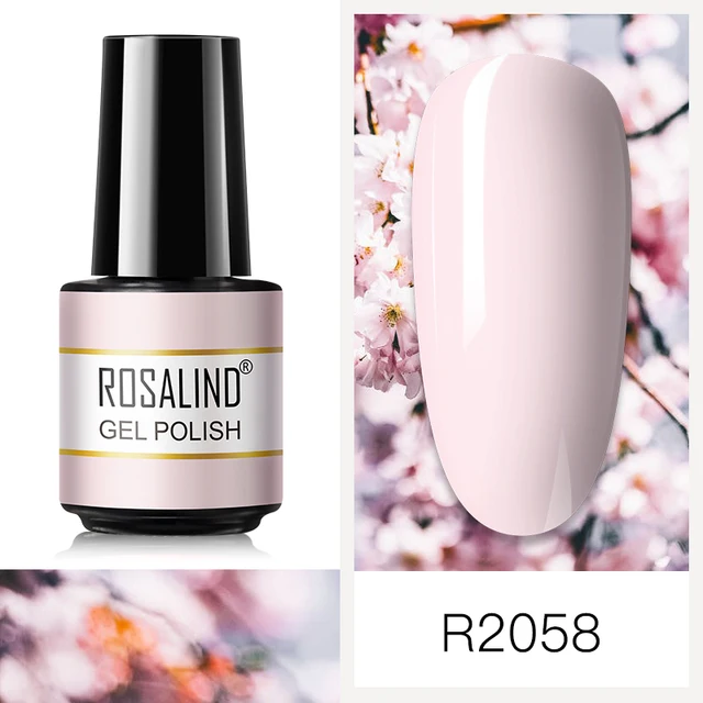 ROSALIND Nail Art 7ML Gel Polish 80 Color For Manicure Design UV Nail Polish Gel Lacquer Soak Off Semi Permanent Gel Nail Polish RAR2058